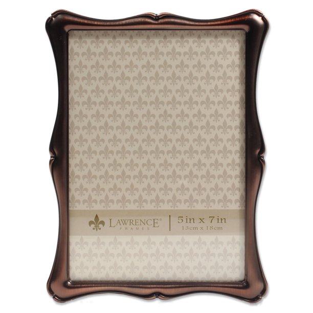 5x7 Oil Rubbed Bronze Romance Picture Frame