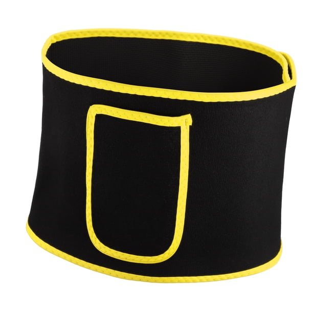 Cinturón recortador de cintura Unique Bargains spandex amarillo 101x20 cm