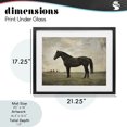 thumbnail image 4 of Stupell Industries Rustic Lodge Distressed Horse Portrait Black Framed Print Under Glass, 21 x 17, by Petals Prints Design, 4 of 8
