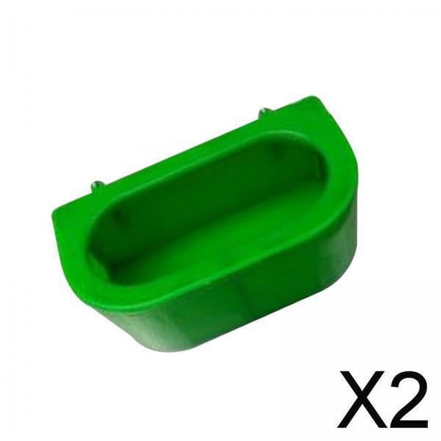 2x Cuenco de Agua para Comida de Pájaros, Cuenco para Pájaros, Comedero de Comida Colgante, Comedero de Comida de Plástico, Accesorios de Jaula para 2 piezas