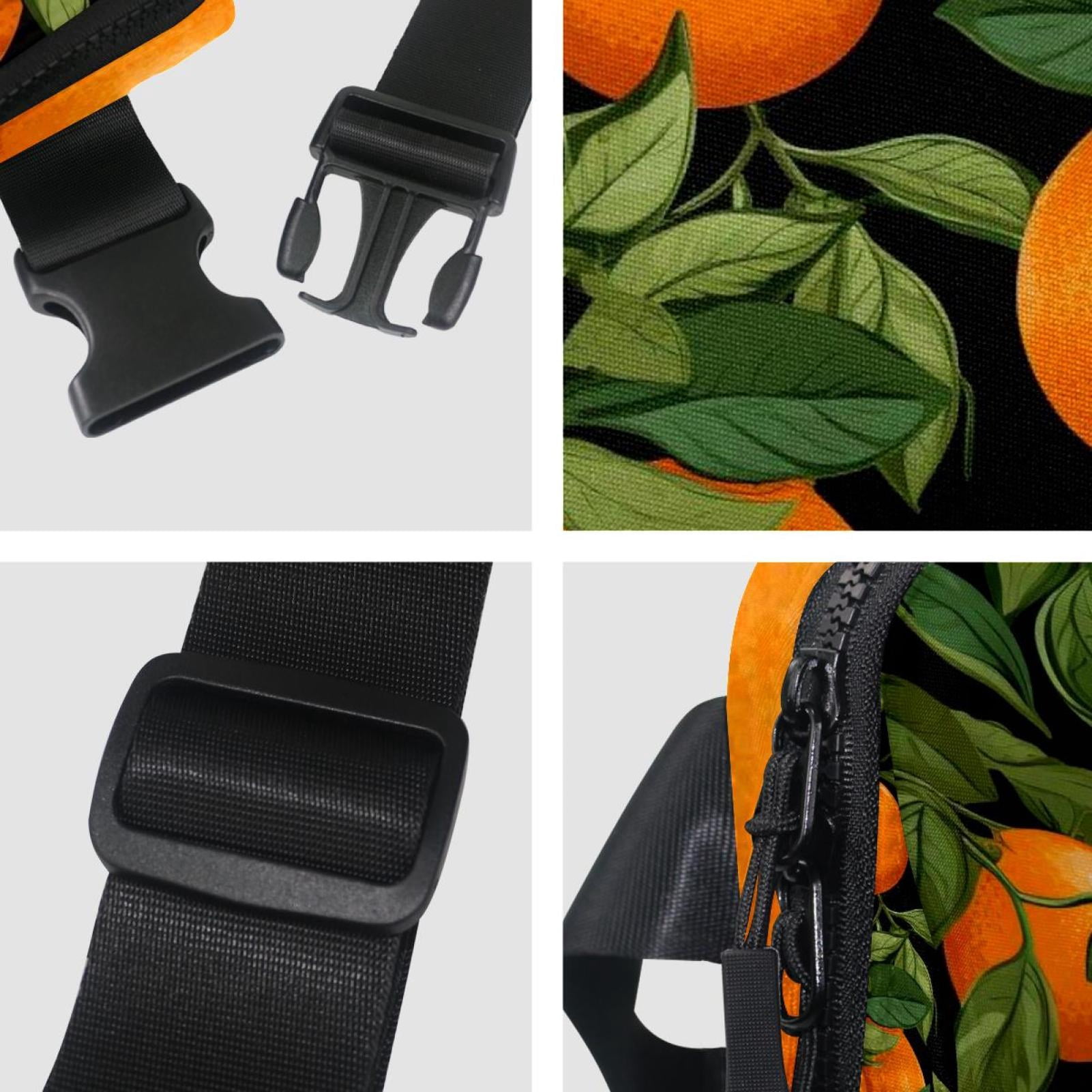 Maple leaf Lightweight Adjustable Crossbody Bag with Extension Strap - Unisex Fanny Pack, Money Belt, Waist Bag