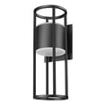 thumbnail image 2 of Z-Lite Luca 2, Light Outdoor Wall Sconce Black, 2 of 7