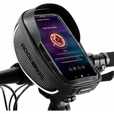 ROCKBROS Cycling Handlebar Bags Waterproof Bike Mount Holder Cell Phone Case Bag 6.5"
