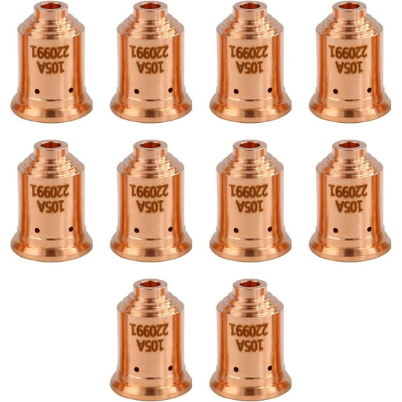 10Pcs 220991 Plasma Gouging Nozzle Tip Fit for Hypertherm PMX 105 Plasma Cutting Torch Consumable