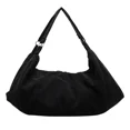 thumbnail image 3 of Bolsos de hombro de pana de gran capacidad, sólidos, de alta calidad, súper geniales, mochilas de moda para mujeres, nuevo estilo de otoño 2024, 3 of 5
