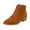 Z01-Brown, variant on Bmisegm Wide Width Women's Boots Ladies Fashion Solid Suede Front Lace up Boots Side Zipper Heel Short Boots Boots for Women Brown 7.5