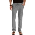 thumbnail image 2 of Liacowi Men's Cual Fhion Pants Solid Color Eltic Waist Outdoor Straight Trousers Comfortable Yoga Pants, 2 of 5