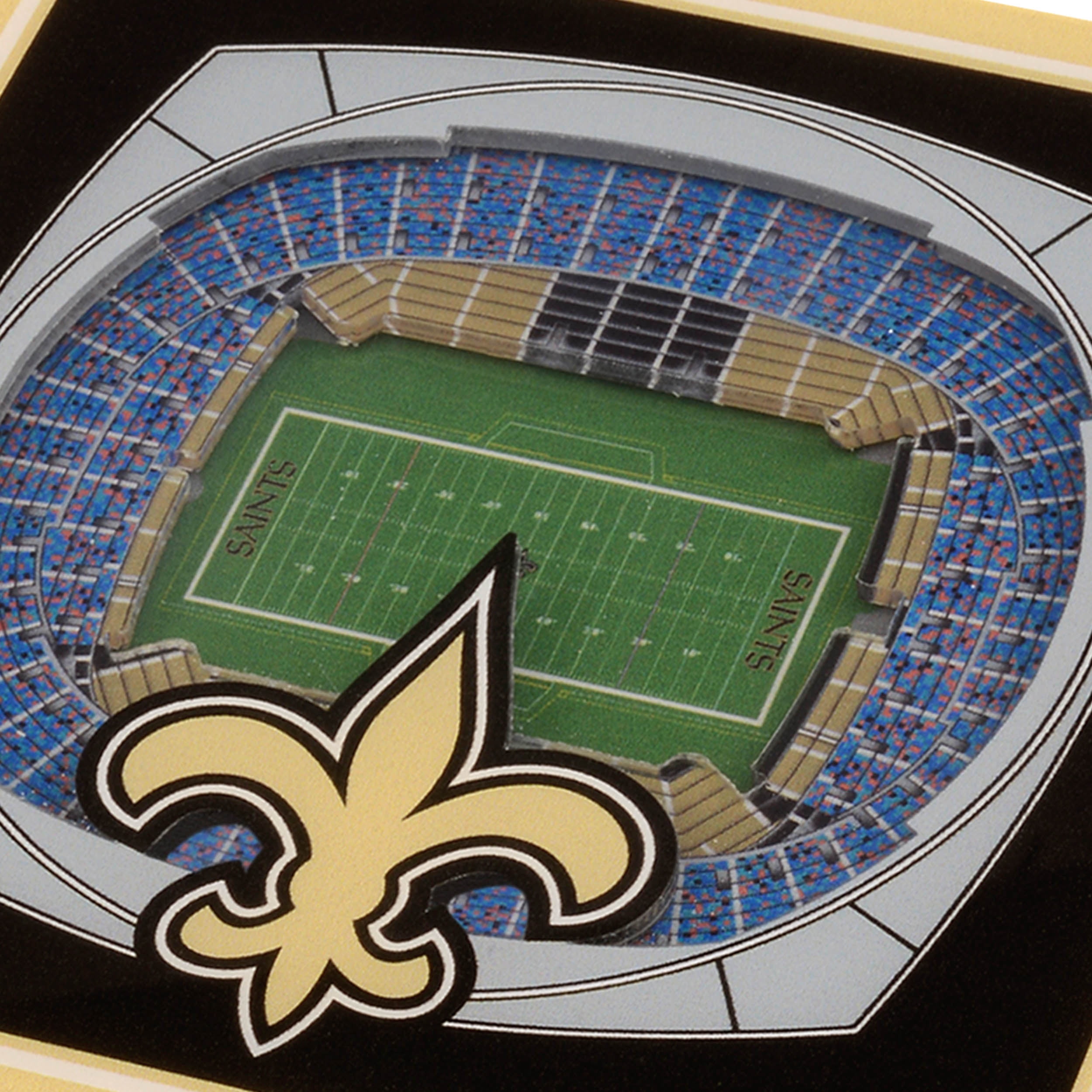 YouTheFan NFL New Orleans Saints Stadiumview Cribbage