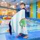 thumbnail image 2 of Kids Bath Poncho, Bath Towel, Beach Towel, Bath Robe, Absorbent, Quick Dry, Soft Hooded Bath Towels for Boys and Girls, 2-8 Years Old (Dinosaur Blue), 2 of 5