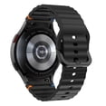 thumbnail image 3 of Pozyie Compatible with Samsung Watch 7 6 5 4 Watch Band 40mm with Screen Protector, 20mm Soft Silicone Sport Strap for Women Men, Starlight - 40mm, 3 of 5