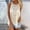 A612 Beige, variant on Linen Tank Top for Women Halter Neck Sleeveless Boho Loose Fit Hollow Out Crochet Lace Trim Breathable Lightweight Summer Casual Blouse Layered Look Tunic