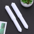 thumbnail image 2 of 2Pcs Toilet Paper Roller Fit-All Style Plastic-Spring Loaded White Toilet Paper Roller Bathroom Paper Holder Replacement, 2 of 7