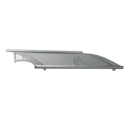 Palram Aquila 59" x 36" Door Awning Polycarbonate Solar Gray