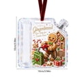 thumbnail image 3 of Xlokein Christmas Cash & Treat Holder Ornament, Acrylic Money Holder Hanging Decor, Unique Christmas Decoration for Christmas Tree, Fireplace, 3 of 6