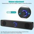 thumbnail image 3 of Jahy2Tech Home Theater Soundbar System Subwoofer Wired Surround Portable Speaker, Black, 3 of 12