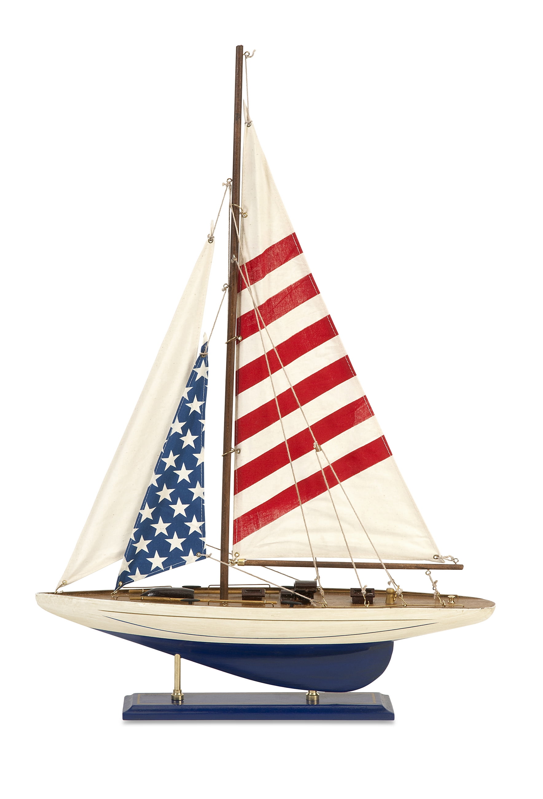 Carter American Flag Showpiece Sailboat by Benzara