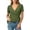 *Army Green, variant on Women's Wrap V-Neck Tie Side Top , Ladies' Short Sleeve Casual Blouse , Cotton-Linen Summer Shirts For Women,Army Green,S-3XL