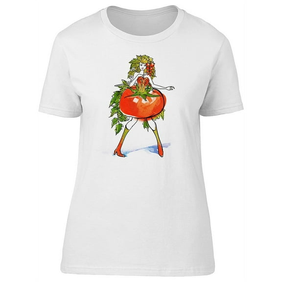 Floral Nature Tomato Lady Tee Women's -Image by Shutterstock