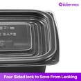 thumbnail image 4 of BUDDY PACK Reusable Food Storage Container With Lid for Meal Prep, BPA Free, Made in Korea, 50 Pack, 17 oz, 4 of 10