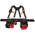 thumbnail image 4 of MELOTOUGH Heavy Duty Tool Belt Suspenders With Adjustable straps and Large Moveable Phone Holder Khaki, 4 of 5