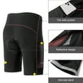 thumbnail image 5 of Santic Men's Cycling Shorts Padded Bike Riding Tights Men Bicycle Pants Padded Breathable, 5 of 7