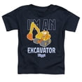 thumbnail image 2 of Blippi I'm An Excavator Kids T Shirt (4) for Toddler Boys and Girls, Navy, 2 of 4