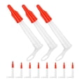 thumbnail image 3 of 12 Ensembles de Buses de Calfeutrage en Silicone, Applicateurs Réutilisables avec Bouchons pour Sceller et Finir les Tubes, 3 of 9
