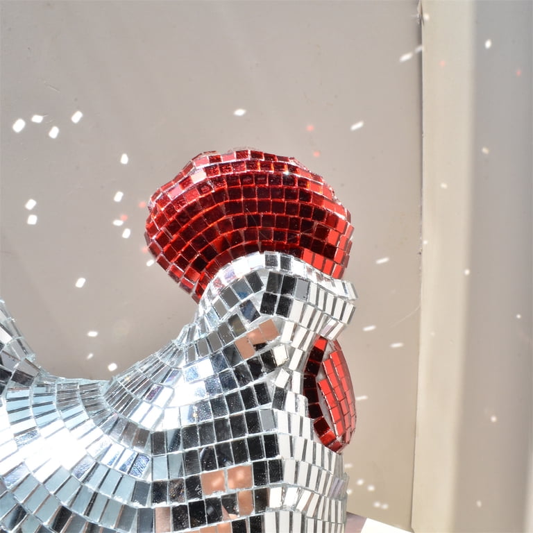 Mirror Disco Ball,Chicken Shape Disco Balls,Cool Reflective Light