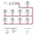 thumbnail image 2 of Mini Downlight DC12V 1W 3000K 9 Pack Silver Shell, Artwork Light, 2 of 5