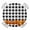 Black Orange, variant on Blue Brown Tree Round Tablecloth for 45-54 Inch Tables, Fitted Table Cover with Elastic Edge, Watercolor Forest Art Waterproof Outdoor Table Cloth Protector for Patio Garden Dinner Picnic