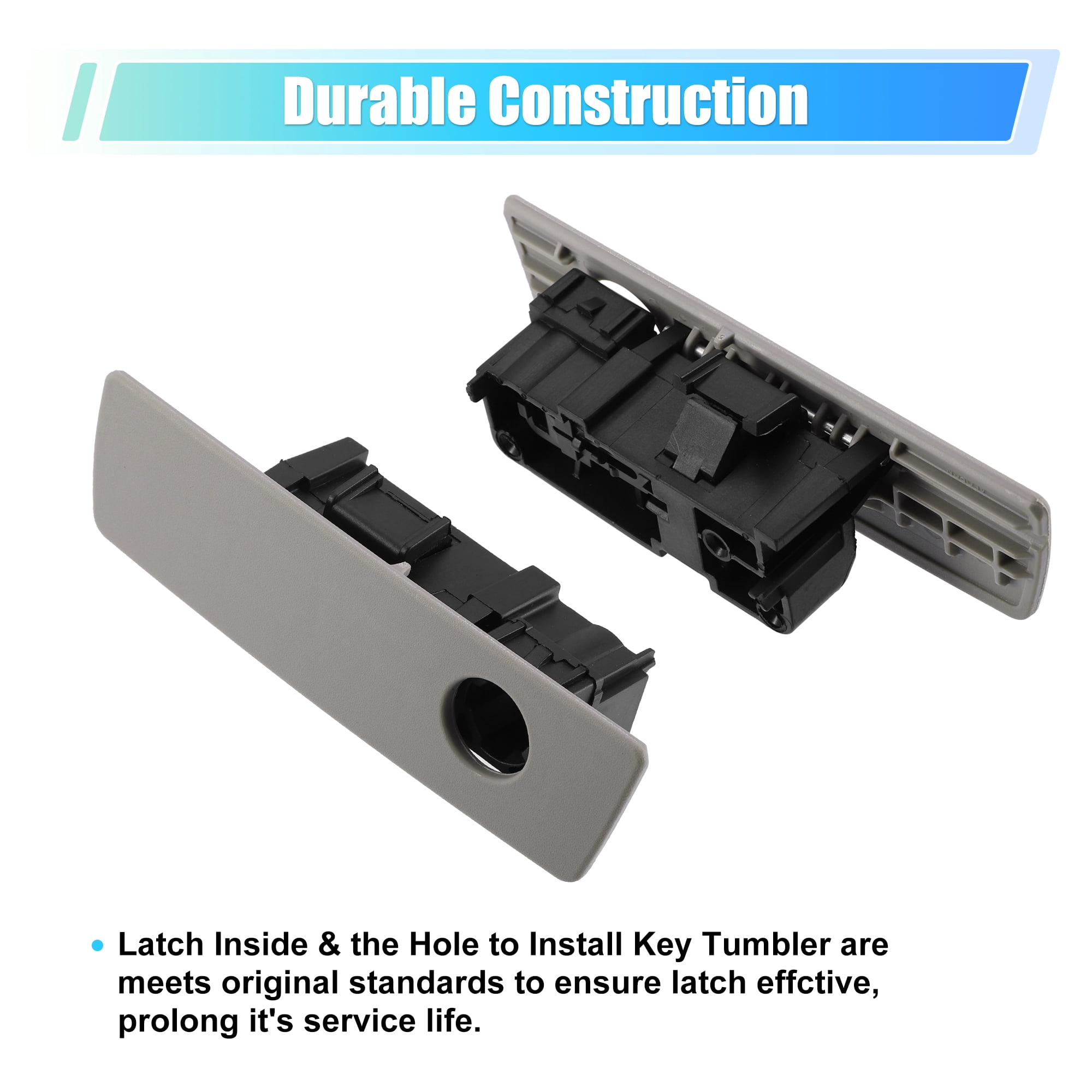 Glove Box Latch Handle Car Interior Accessories 5JM55ZJ8AC for Jeep Wrangler Plastic Black Beige