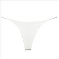 thumbnail image 1 of Versión de ropa interior de cintura baja con tanga fina de doble capa, ropa interior de algodón de bikini doble para mujer, 1 of 5
