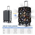 thumbnail image 6 of Daiia Butterfly1 Luggage Cover, Thickened Washable Travel Luggage Covers, Elastic Unique Baggage Covers for 18-20 inch Luggage-Large, 6 of 9