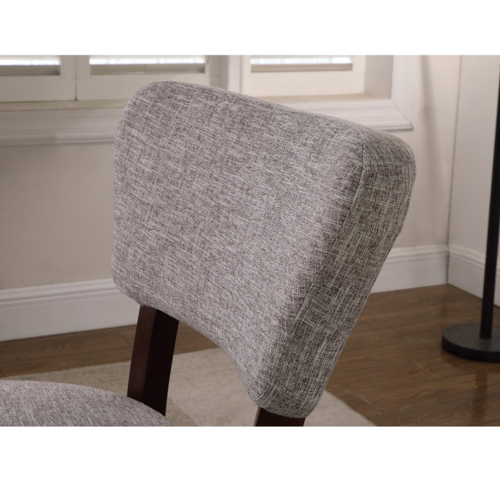 Round Seat Accent Chair, Taupe