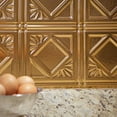 thumbnail image 3 of FASÄDE Traditional Style 4 Decorative Vinyl Backsplash 15 sq ft Kit in Polished Copper, 3 of 5
