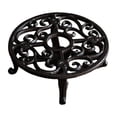 thumbnail image 1 of Matsuzay Rustic Cast Iron Teapot Warmer Stable Out Hollow Graceful for Balcony Patio Teteras, 1 of 5
