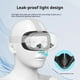 thumbnail image 4 of Cubierta facial de silicona para realidad virtual compatible con Meta Quest 3S: accesorios de máscara facial de repuesto resistentes a las fugas de luz y al sudor, 4 of 7