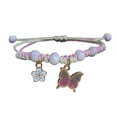 thumbnail image 2 of Hyasfey Girlfriend Bracelet Flower Butterfly Weaving Women Charm Sweet Braided Bracelet Fashion Accessory, 2 of 8