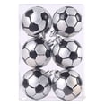 thumbnail image 3 of Zhaomeidaxi Christmas Ball 9cm/3.54" Christmas Tree Ornaments 6/12/18/24/30/36pcs Miniature Football Rugby Tennis Basketball Realistic Party Decoration Rugby+football 12Pcs, 3 of 9