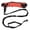 Red, variant on BIMZUC Hands Free Dog Leash with Detachable Zipper Waist Bag, Reflective Flexible Bungee Running Leash for Walking and Hiking, Adjustable Waistband (Red, 49.2 inches / 125 cm)