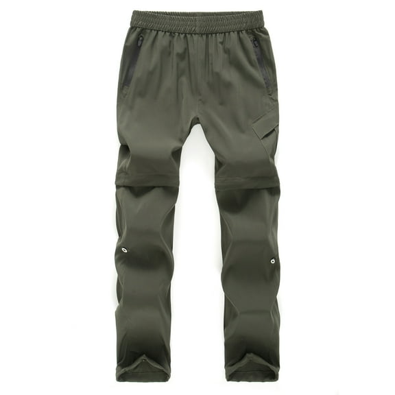 Efsteb Boys Snow Pants Waterproof Insulated Hiking Pants Winter Warm Fleece Lined Thermal Ski Trousers Snowpants (Army Green,XS)