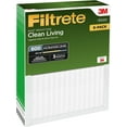 thumbnail image 2 of Filtrete DR04-6PK-2E Clean Living Dust Reduction AC Furnace Air Filter, MPR 600, 14 x 25 x 1-Inches, 6-Pack, 6 Count Pack of 1, No Color, 2 of 4