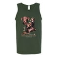 thumbnail image 2 of If It's Not a Chocolate Lab It's Just a Dog Gift | Mens Dog Lover Graphic Tank Top, Forest Green, Large, 2 of 3