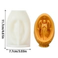 thumbnail image 3 of Vela perfumada de Pascua DIY de silicona para piedras aromáticas con forma de huevo Kit de manualidades decorativas para huevos de Pascua, 3 of 4