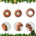 thumbnail image 4 of NWOKYZGH 6Pcs Baking Christmas Ornaments Set, Gingerbread Decorations Tree Hanging Ball Shatterproof Artificial Xmas Tree Hanging Ball for Indoor Home Holiday New Year Party Decor, 4 of 6