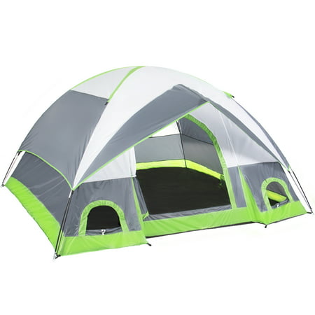 Best Choice Products 4 Person Camping Tent Family Outdoor Sleeping Dome Water Resistant W/ Carry (Best 4 Man Family Tent)