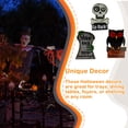 thumbnail image 4 of Billuyoard Cartel de decoración de de Halloween, Festival de calabaza de madera, placa decorativa de escritorio, suministros para fiestas, accesorios Kits de decoración para fiestas Tipo 2 Billuyoard HA063923-02, 4 of 6