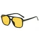 thumbnail image 1 of Gafas de sol cuadradas en forma de T retras de moda de gafas de sol de doble haz, hechas de PC, 1 of 5