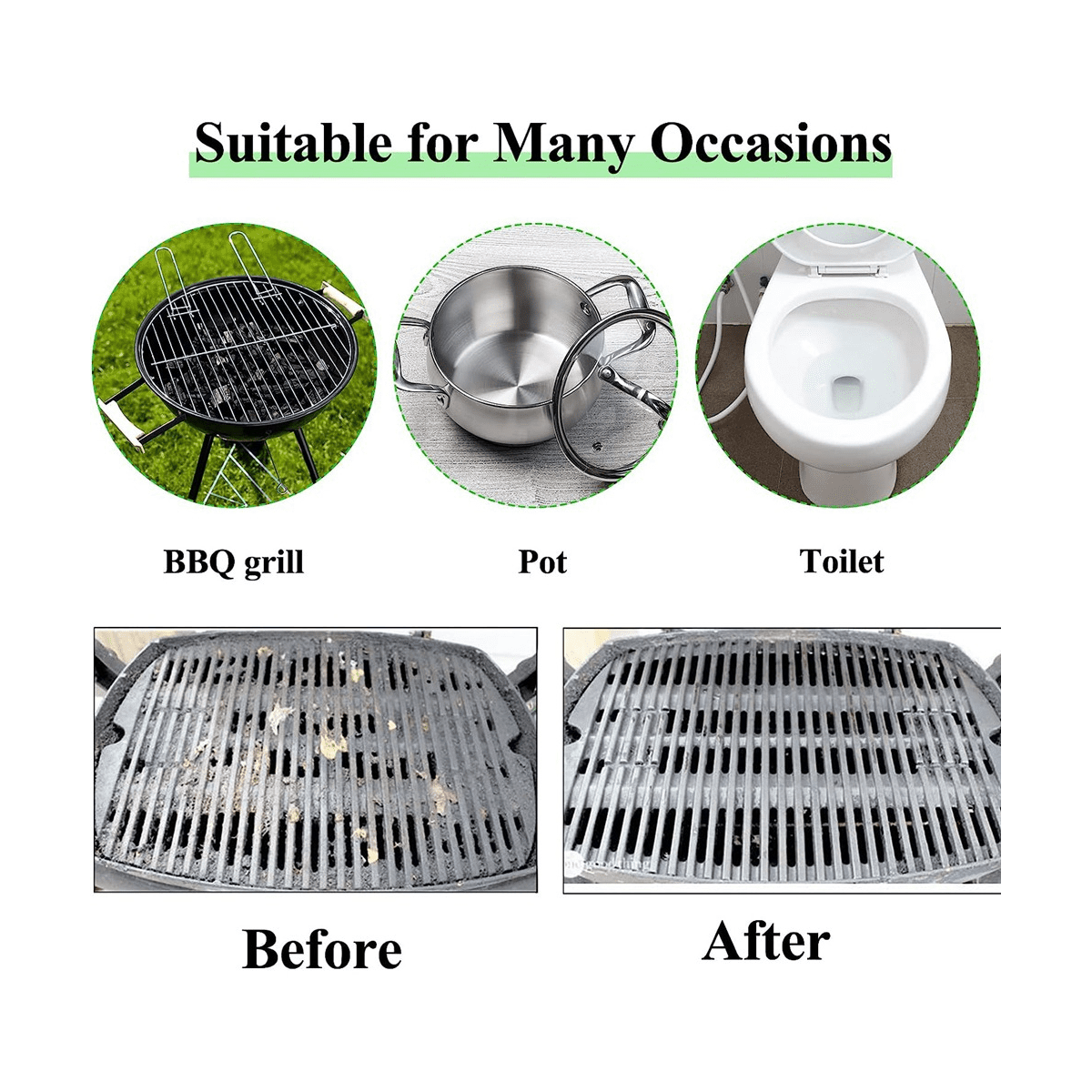 12PCS BBQ Grill Cleaning Brush Brick Block Barbecue Cleaning Stone Pumice Brick for Barbecue Rack Cleaner BBQ Tools