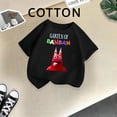 thumbnail image 2 of Ropa de verano de dibujos animados para niños, camiseta deportiva informal de algodón puro, camiseta cómoda para niños y niñas, camiseta de cuello redondo de moda, 2 of 5